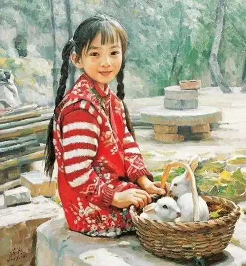 看哭农村娃!这10幅油画真实还原了中国80年代农村生活