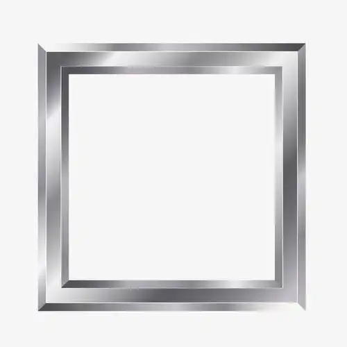 游戏边框 装饰 细节 质感 银色方形