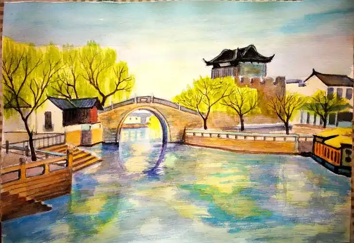 走天下览无限风光,游山水画锦绣河山.