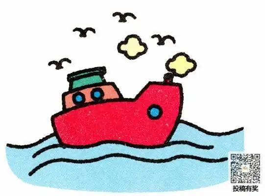 2020年大海的儿童画绘画教程