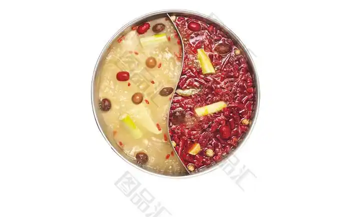 鸳鸯火锅美食素材