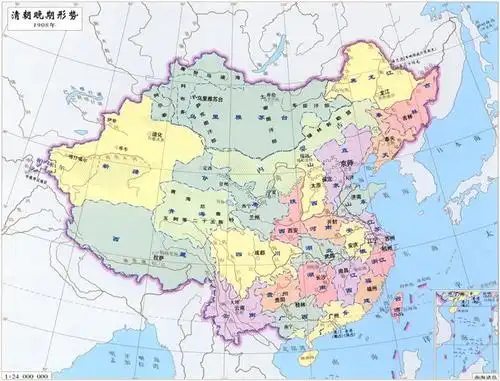 《清朝晚期形势(1908年)》真实记录与故事 - 历代战争史 - 品诗文网