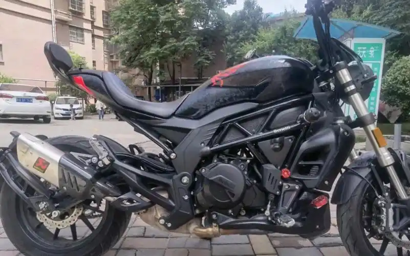 贝纳利502c升级改装天蝎尾段排气