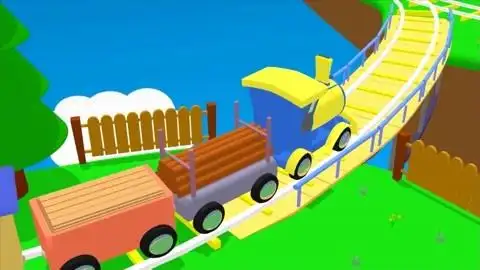 工程车小天才 第35集 小镇火车:  小镇火车