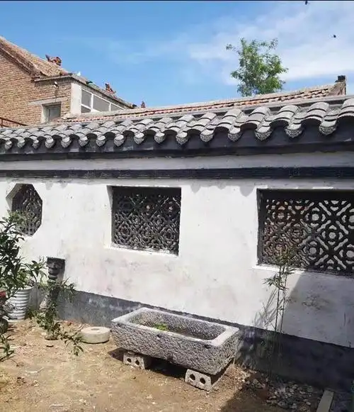 古建合成砖雕透窗厂家批发 方形1米单面龙纹透窗 徽派建筑装饰浮雕花