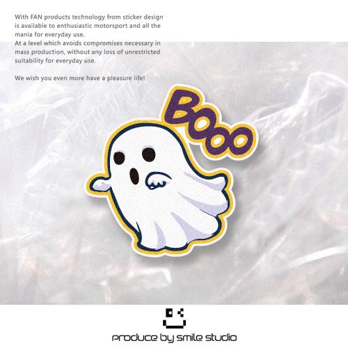 豆豆车贴可爱卡通魔鬼小幽灵反光车贴车身摩托车装饰防水贴纸贴花