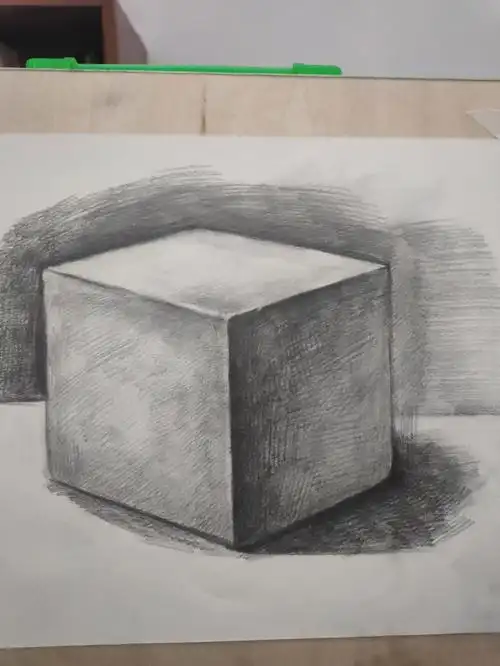 新手小白到底怎么画正方体详细过程