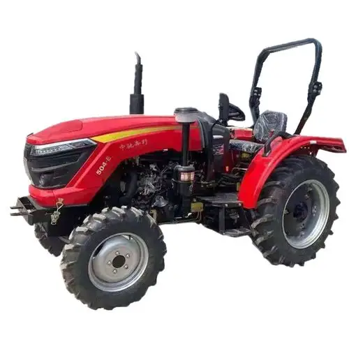 中驰奔野504拖拉机高花胎水田轮适用南方可配套开沟机改装驾驶室