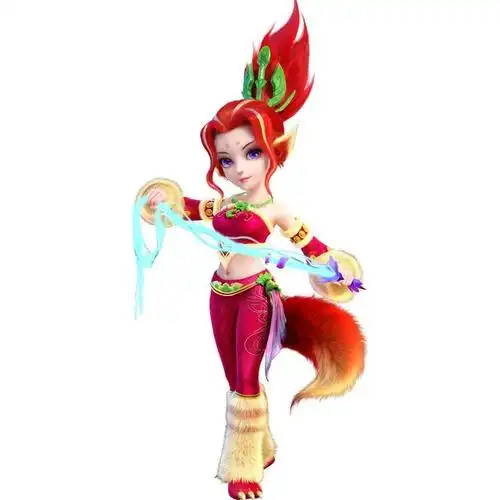 1,梦幻西游2狐美人全白色