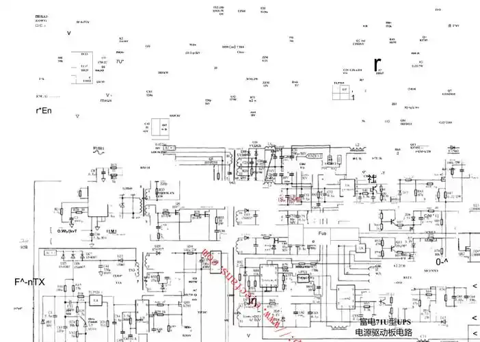 山特ups电源原理图