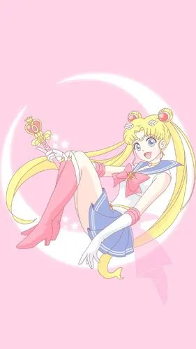 粉嫩可爱美少女战士手机壁纸