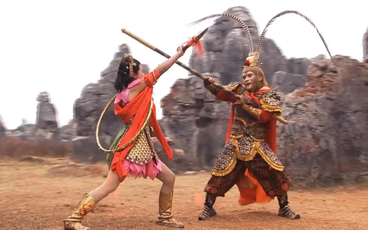 盘点各版本孙悟空大战哪吒,新版打戏精彩,老版中规中矩