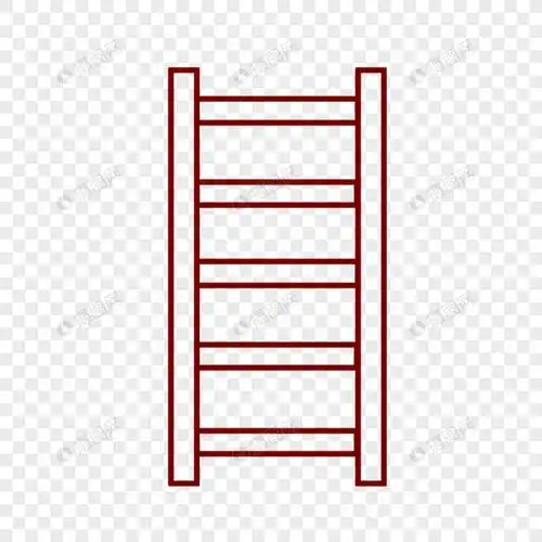 可爱简笔画梯子的画法向左侧梯子简笔画卡通双人梯子床简笔画如何画躺