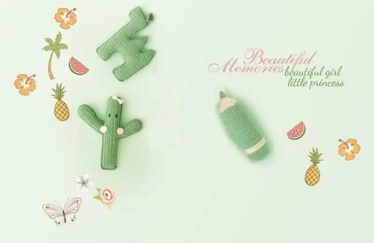 婴儿满月照背景布道具写真宝宝百天艺术照主题满月照摄影影楼室内