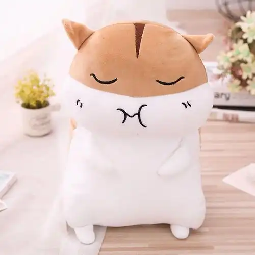 解压仓鼠公仔毛绒玩具可爱抱枕睡觉玩偶儿童闺蜜女生生日礼物靠垫