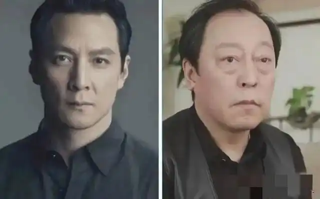 倪大红老师与吴彦祖之间的颜值,只差一对眼袋的距离,倪老师年轻估计