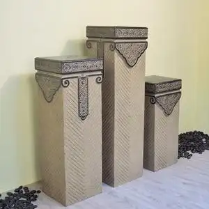 玄关装饰柱新中式