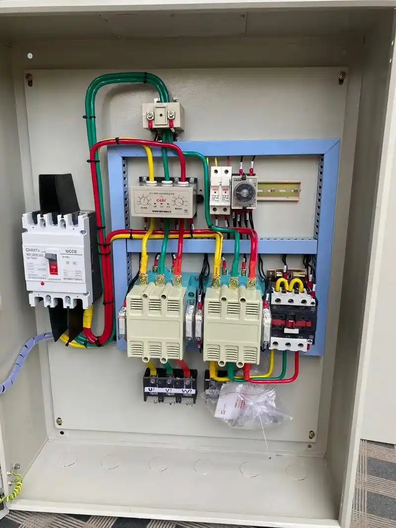星三角降压启动箱,电机水泵风机控制配电箱.星三角降压启动箱. - 抖音