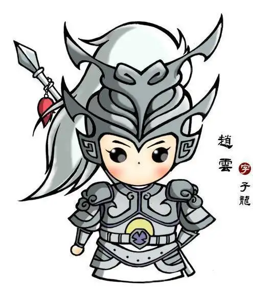 q版将军人物简笔画