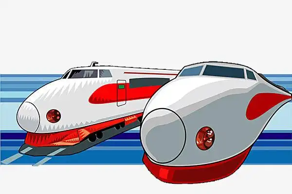 手绘两条地铁线