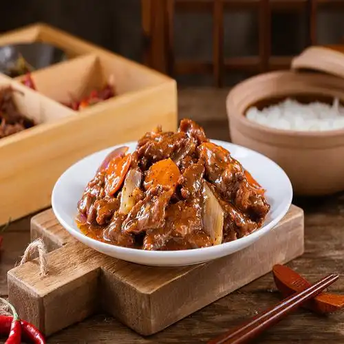 黑椒里脊料理包外卖冷冻快餐方便速食预制菜半成品外卖快餐批发