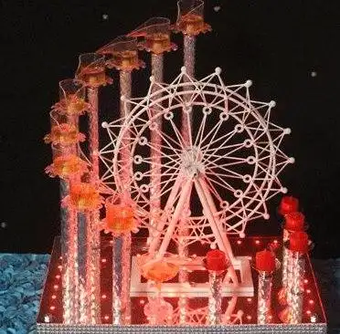 一折婚庆烛台香槟塔蜡烛台