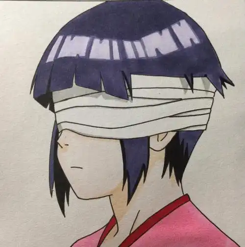 色号在后面#简笔画  #手绘  #日向雏田