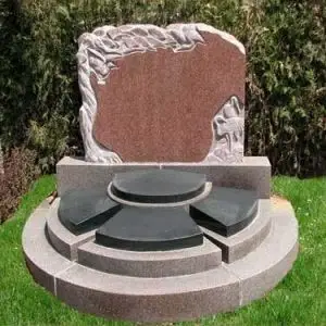 艺术墓型 圆浮雕碑