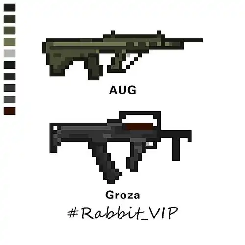 推 荐原创-插画-像素画rabbit_vip,署名-非商业性使用-禁止演绎