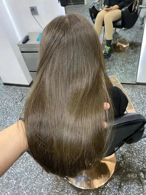 不用漂发冷茶色