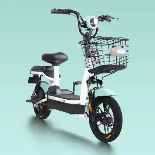 包邮新蕾电动自行车48v电瓶车脚踏车助力小型代步电动自行车