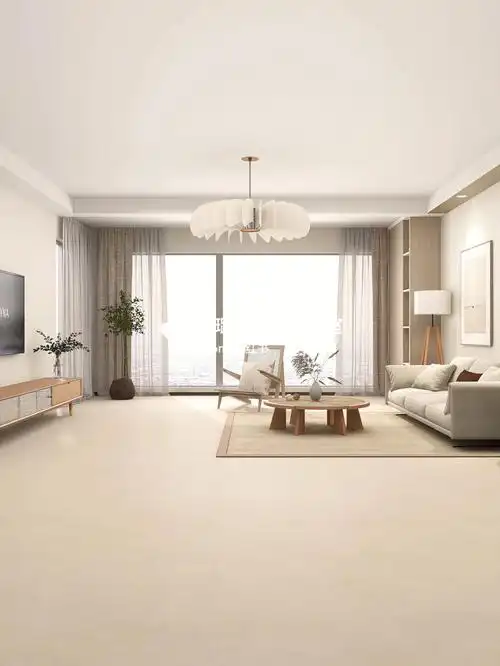 氛围感客厅装修丨微水泥通铺丨温馨的家