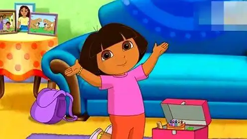 爱探险的朵拉第七季今天开父亲节派对朵拉和妈妈做特殊的礼物
