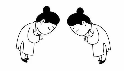 幼儿园礼仪图片卡通鞠躬文明礼仪简笔画大全四格文明礼仪简笔画儿童画