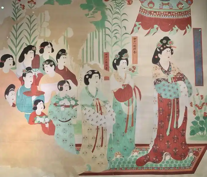 莫高窟130窟女性供养人