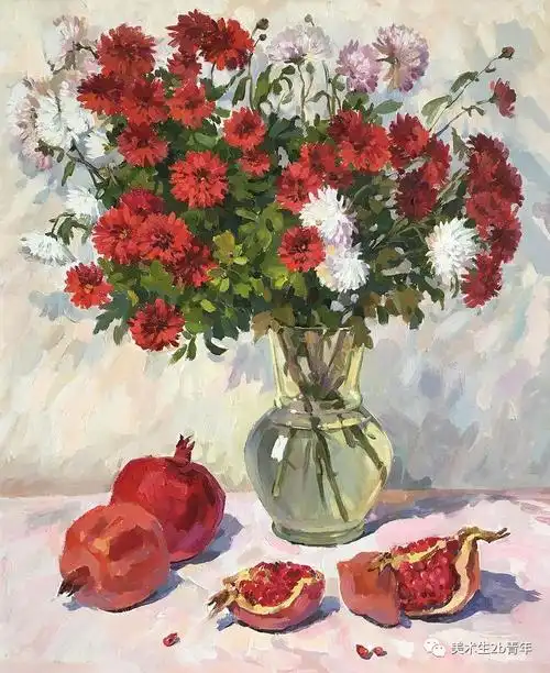 【色彩静物】花卉的画法解析,好多干货快收藏 ! - 元艺考