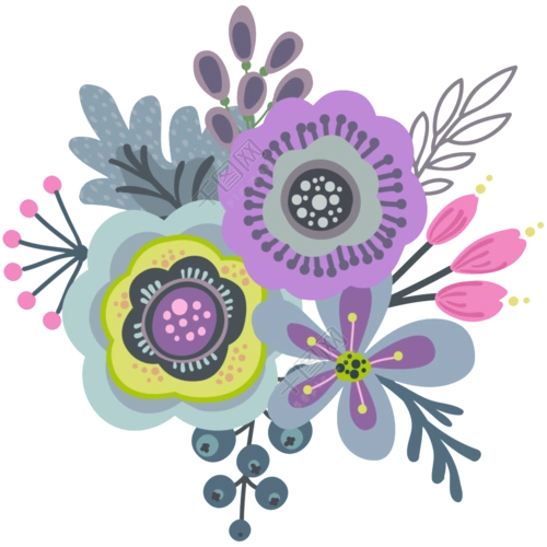 暖色系植物png透明素材模板免费下载_png格式_3000像素_编号27799742