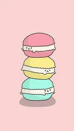 可爱的马卡龙简笔画