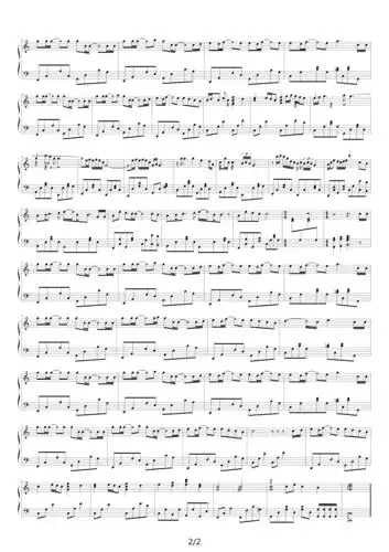 老男孩 钢琴完整版 c调 钢琴谱 五线谱