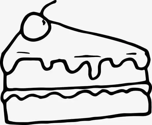 三角图形构图简笔画