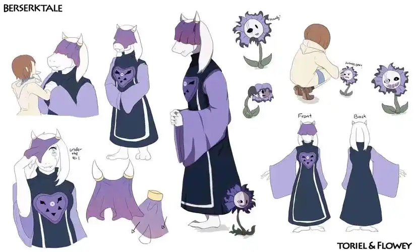 传说之下图集——berserktale(一)