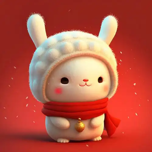 原创新年兔子头像2023(2023兔年背景微信图壁纸) - 知乎