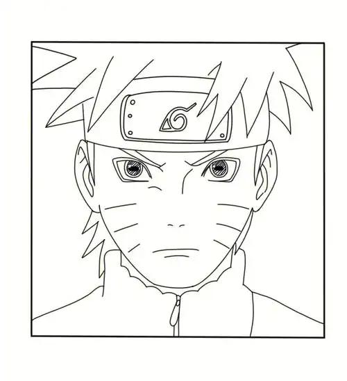 超级简单的火影忍者03简笔画
