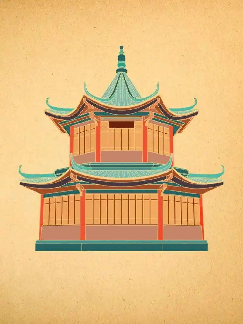 94关键词 古代古风建筑楼宇 国潮古风古代 炮台观景塔塔楼天坛 94