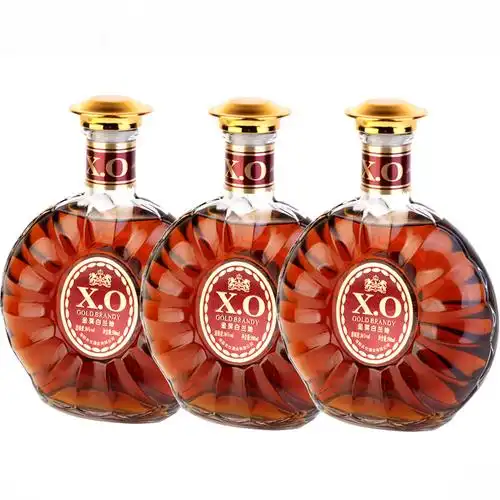 3瓶洋酒 组合 白兰地 xo 洋酒每瓶500ml