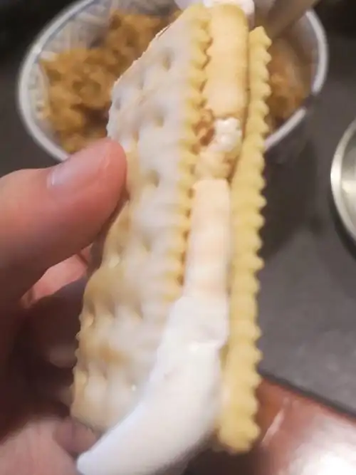 烤棉花糖饼干夹心太好吃啦