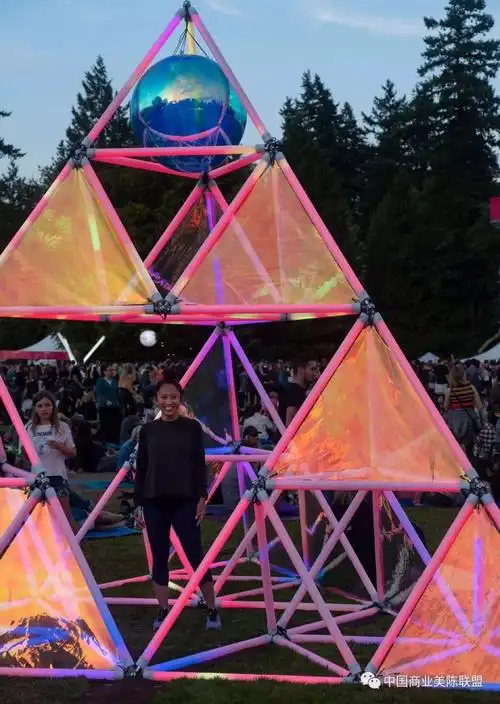 温哥华互动装置艺术作品tetra