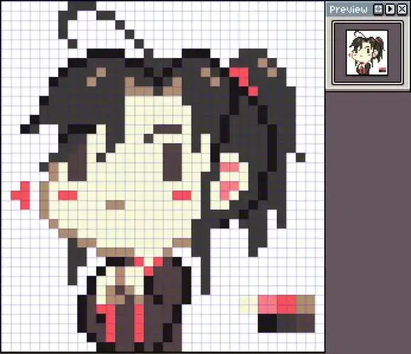 原图出处:陈情令魔道祖师系列q版古风团头像素画作者:pixel32使用软件