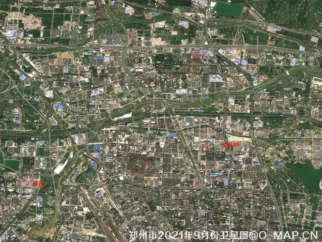卫星影像地图更新河南省2021年卫星图郑州市2021卫星图