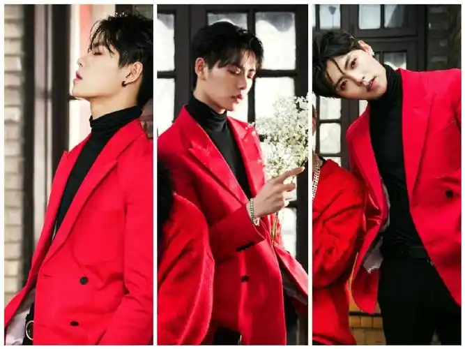 【肖宇梁】这里收集一些红衣服的小月亮图